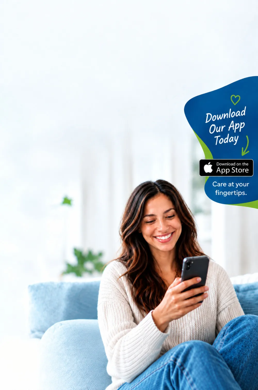 Fido Health app woman